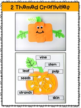 Pumpkins: Reading Comprehension, Writing and Craftivities | TpT