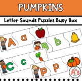 Pumpkins Task Box | Beginning Sounds Puzzles Activity