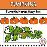 Pumpkins Task Box | Names Activity