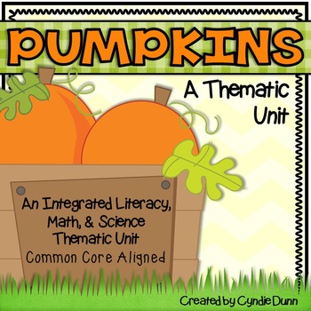 Preview of Pumpkins Thematic Unit Integrated Unit