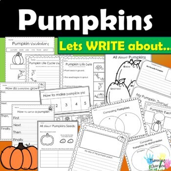 Preview of Pumpkins: Writing Activities {Pumpkin Life Cycle}