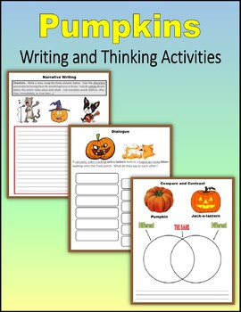 Preview of Pumpkins - Writing and Thinking Activities