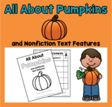 Pumpkins and Nonfiction Text Features Interactive Book and