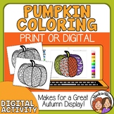 FREE Coloring Pages - Pumpkins - Great for Halloween & Autumn! Print and Digital