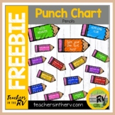 Punch Card | Behavior | Homework | EDITABLE | Free