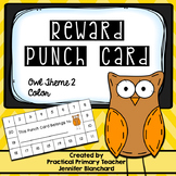 Punch Card - Owl Color (matches clip chart)