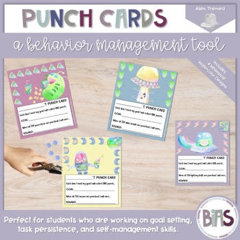 Behavior Incentive Punch Cards: Themed Design