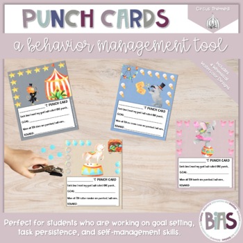 Behavior Incentive Punch Cards: Themed Design