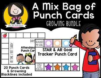 Fall Behavior Punch Cards and Reward Certificates