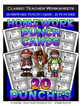 Kicking Off the Summer with Punch Cards – Free Printable