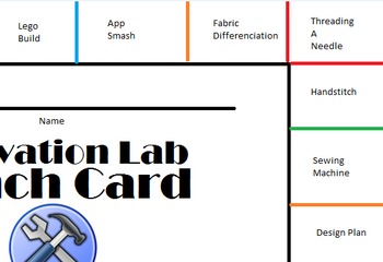 Preview of Punch Cards for Innovation, Fab Lab, Makerspace, STEM, STEAM