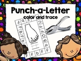 Punch-a-Letter hole punch activity