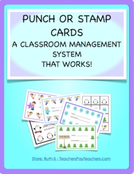 Preview of Punch or Stamp Cards Class Management