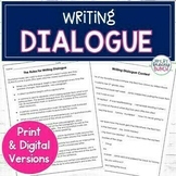 Punctuating Dialogue Activities - Print and Digital