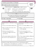 Punctuating Quotations Reference Sheet + Guided Notes