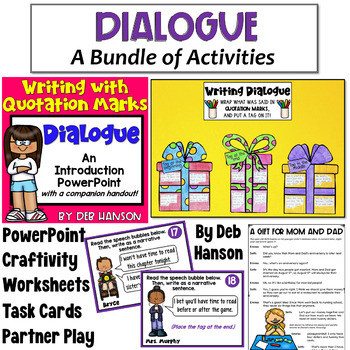 Preview of Punctuating Dialogue with Quotation Marks: A Bundle of Practice Activities