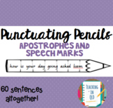 Punctuating Pencils 2- 60 x Speech marks and Apostrophes