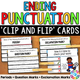 Punctuation Practice Task Cards Ending Punctuation Marks G