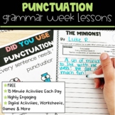 Punctuation Activities | Full Week Lesson Plans for Third Grade