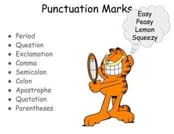 Preview of Punctuation Activity (Google Slides)