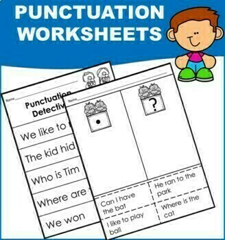 Capitalization and Punctuation Practice Worksheets by ready set learn