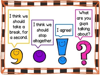 Preview of Punctuation Anchor Charts