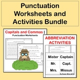Punctuation Bundle Capitals Commas and Abbreviations