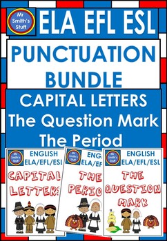 Preview of Punctuation BUNDLE - CAPITAL LETTERS, The Question Mark & The Period