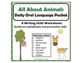 Punctuation Capitalization Animal DOL Packet Writing Worksheets