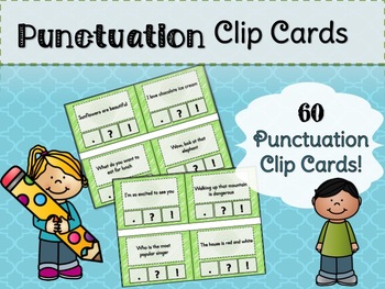 Preview of Punctuation Clip Cards