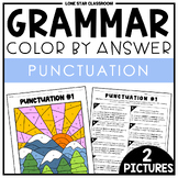 Punctuation Color By Answer - Grammar Worksheet