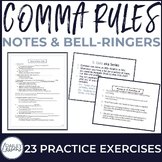 Punctuation - Comma Rules Practice Bell-Ringers for High School
