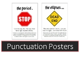 Punctuation Driver's Ed Posters Bulletin Board English cla