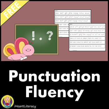 Preview of Free Punctuation Fluency