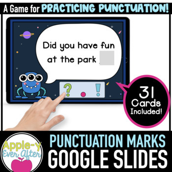 Preview of Punctuation Marks - Google Slides Activity - Distance Learning