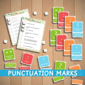 Preview of Punctuation Marks Practice Set
