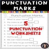 Punctuation Marks Worksheets