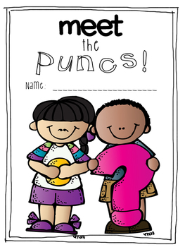 Preview of Punctuation - Meet the Punc Friends! - Reader FREEBIE