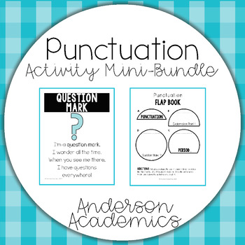 Preview of Punctuation Activities - Posters, Flip Books, and More!