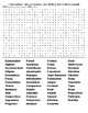 punctuation parts of speech and writing terms word search answers