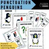 Punctuation Penguins | Posters, Bookmarks, and a Learning Mat