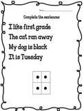 Punctuation Periods Worksheet