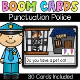 Punctuation Police - Digital Task Cards - Boom Cards