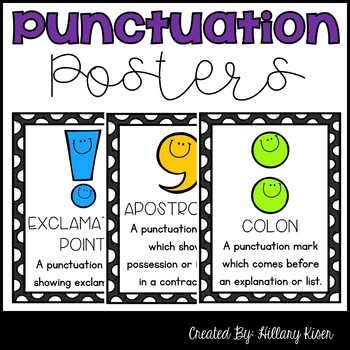 Preview of Punctuation Posters