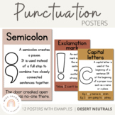 Punctuation Posters | BOHO VIBES | Desert Neutral Decor