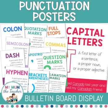 Preview of Punctuation Posters | FREE