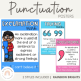 Punctuation Posters Rainbow Theme