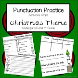 Punctuation Practice - Christmas Theme