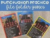 Punctuation Practice - File Folder Games