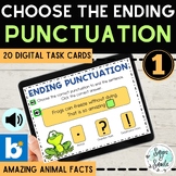 Ending Punctuation Digital Task Cards for Boom™ Learning - Set 1